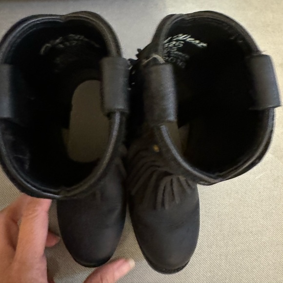 Little Girl’s Fringe cowboy boots - Picture 3 of 5